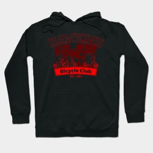 Cool 80's Inspired Bicycle Club For Cyclists Hoodie